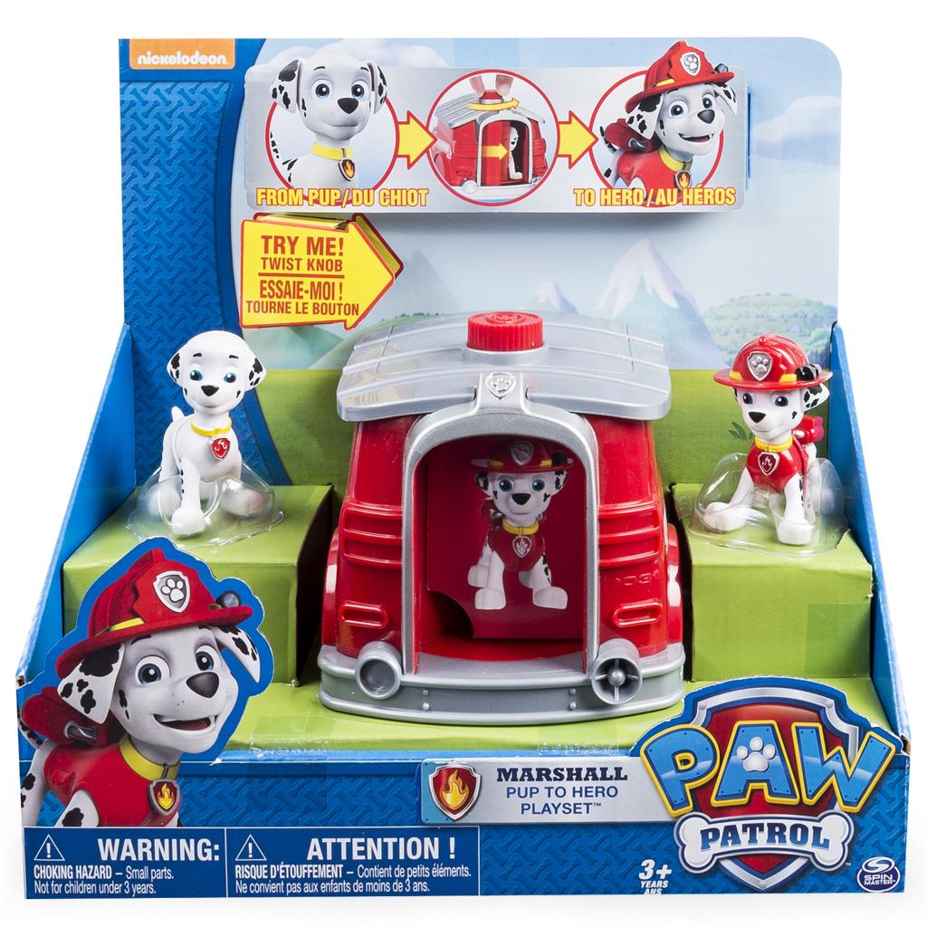 Игровой набор Paw Patrol - Щенячий патруль, 2 щенка в домике  